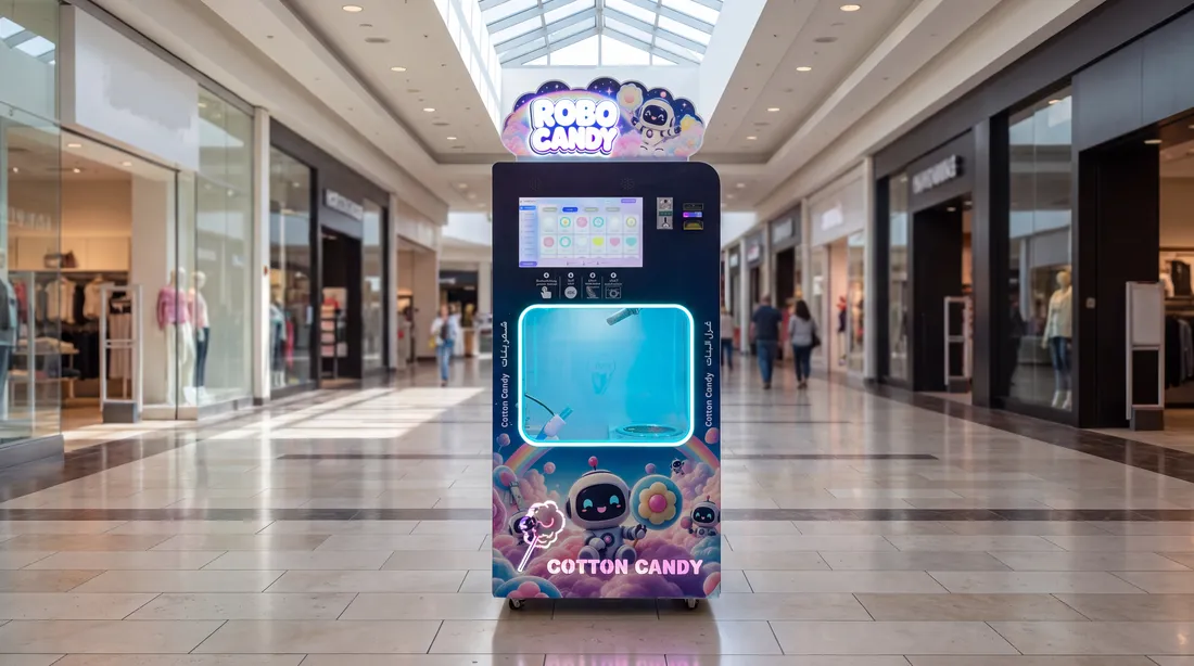 RoboCandy machine. Front