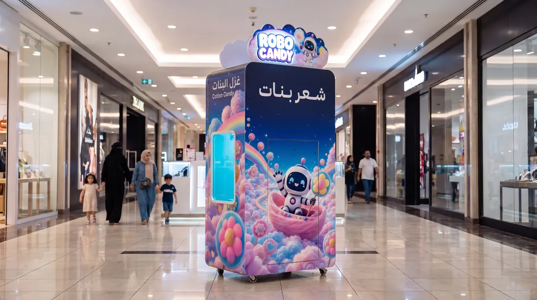 RoboCandy machine. Back